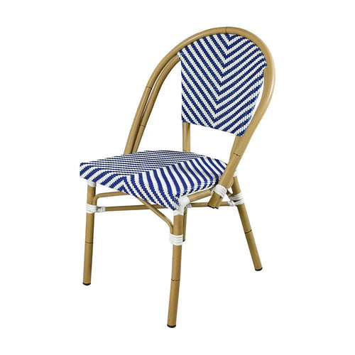 Silla de Rattan para exterior e interior Color Azul POTOSI -B-50