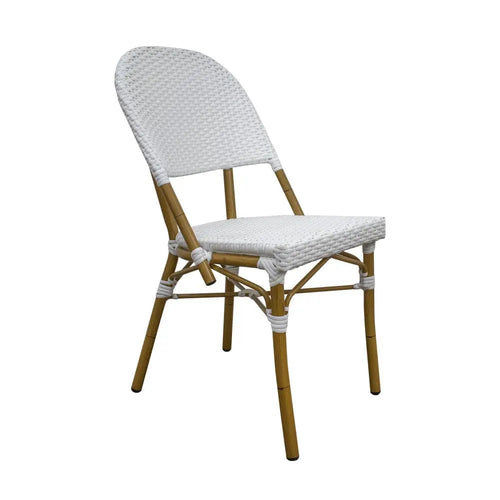 Silla de Rattan para exterior e interior Color Blanco CHINA 94 -OC05