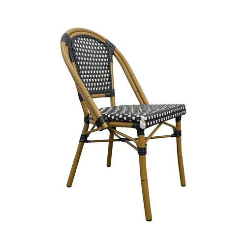 Silla de Rattan para exterior e interior Color Negro 05 SCOOTLAND -OC443