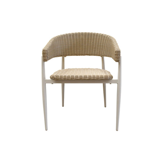 Silla de interior y exterior de Rattan color natural HILTON-GLA-63134-10KD CasaEaster