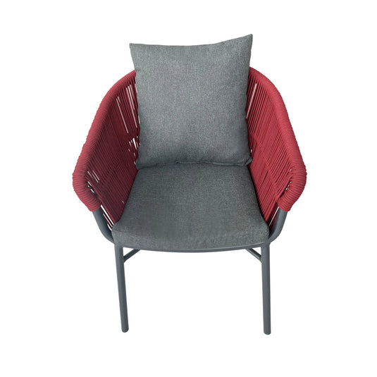 Silla entretejida Color Charcoal, Heron 5000-AX15224047 CasaEaster