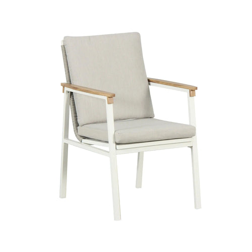 Silla  para Exterior e Interior Color  Blanca EMILI- 75690