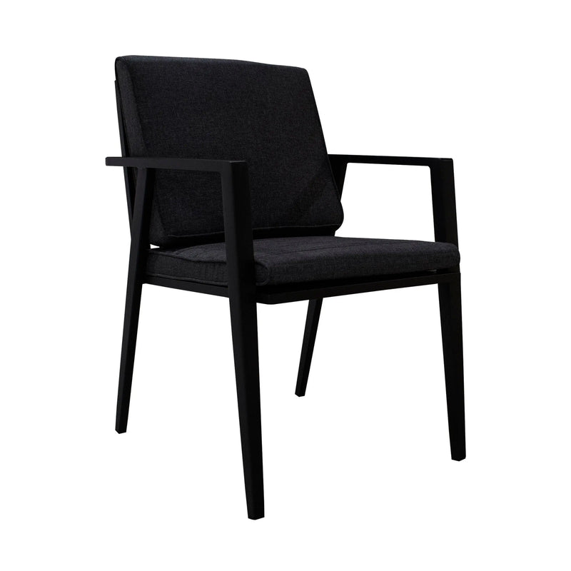 Load image into Gallery viewer, Black Aluminum Outdoor and Indoor Chair MARMARIS-T18 
