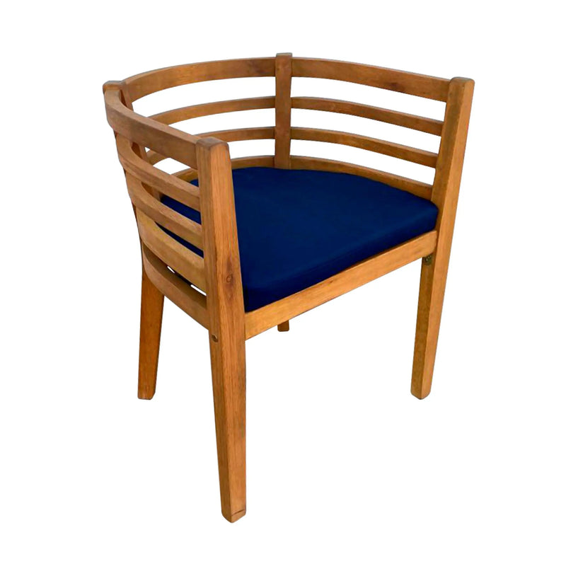 Load image into Gallery viewer, Outdoor and Indoor Acacia Wood Chair Blue BLUES-HUC39473
