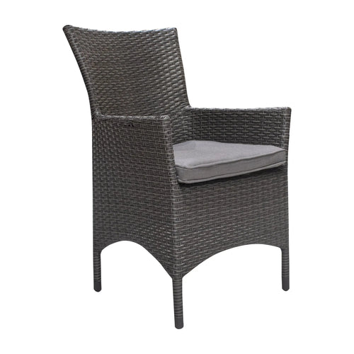 Silla para Exterior e Interior de Rattan Color Carbon Byron TUB - 58094