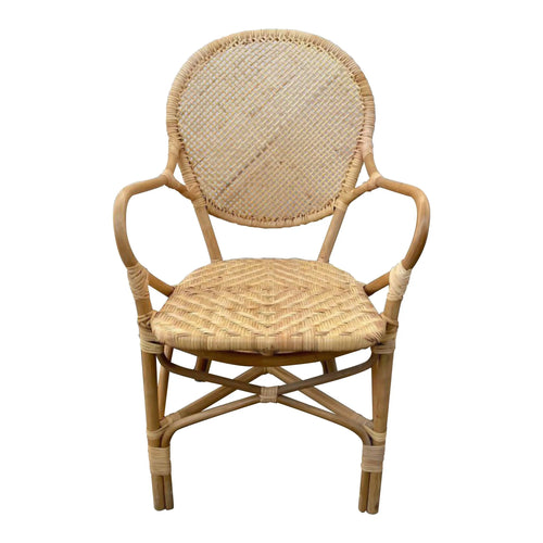 Silla  para Exterior e Interior de Rattan Color Natural BALI-33351