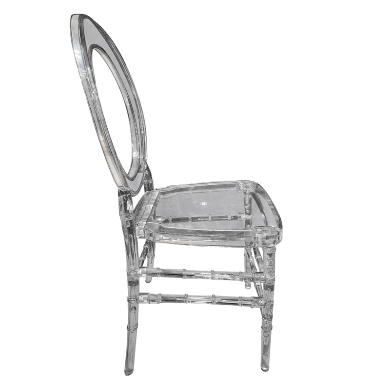 Load image into Gallery viewer, Transparent Resin Outdoor and Indoor Chair OK- 9SL05
