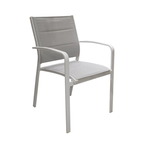 Silla para Exterior e Interior de Textileno Color Blanco CLARKE  - 61474