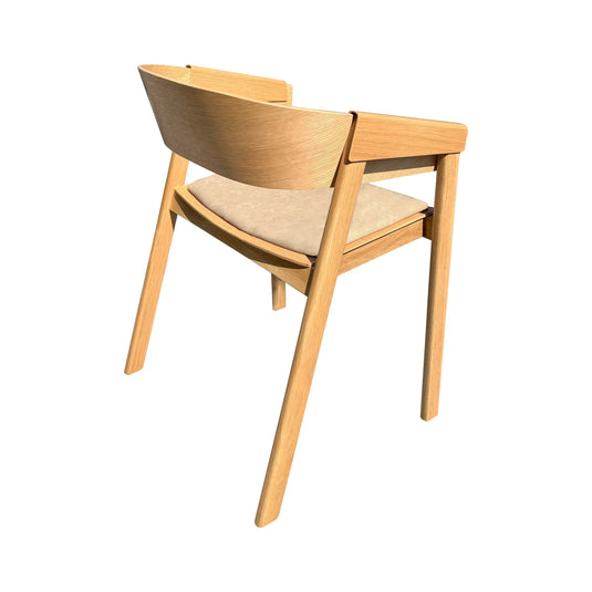 Silla para Interior de Madera color Natural - 9111C CasaEaster