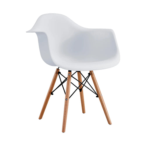 Silla  para interior y exterior  Color Blanco HOLBOX-940161900-02-BL CasaEaster