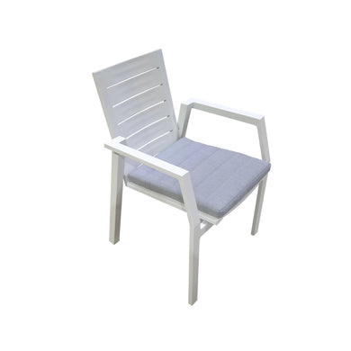 Silla para interior y exterior color blanca Swiss - GL3A504210W CasaEaster