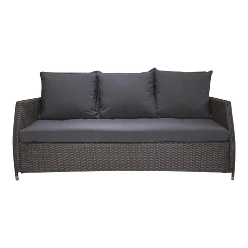 Sillon  para Terraza o Jardin Color Carbon ALAINE TRIPLE-1298