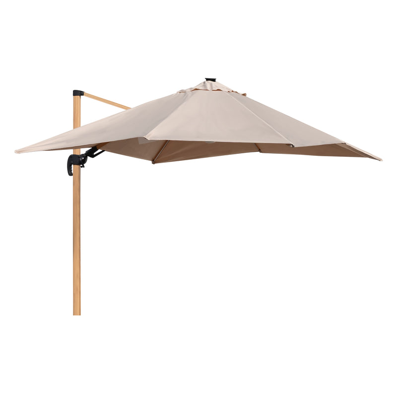 Cargue la imagen en el visor de la galería, Sombrilla Small Roma Brazo de luz LED Lateral Para Jardin Color Beige - 60412FN-SMALLBE
