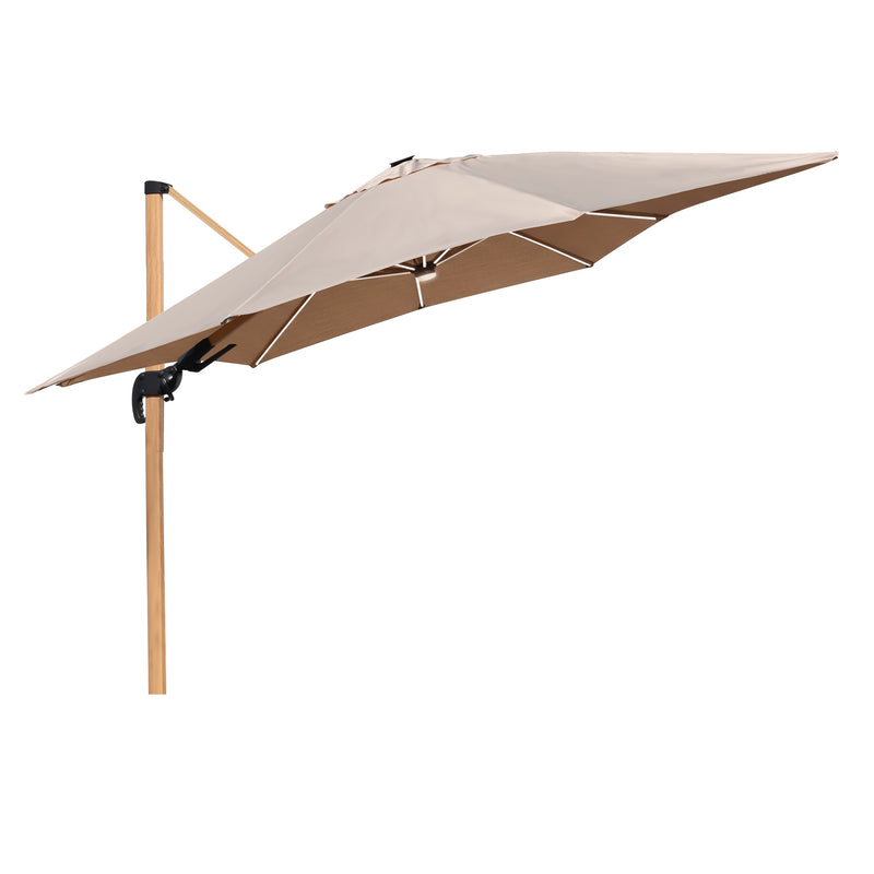 Cargue la imagen en el visor de la galería, Sombrilla Small Roma Brazo de luz LED Lateral Para Jardin Color Beige - 60412FN-SMALLBE
