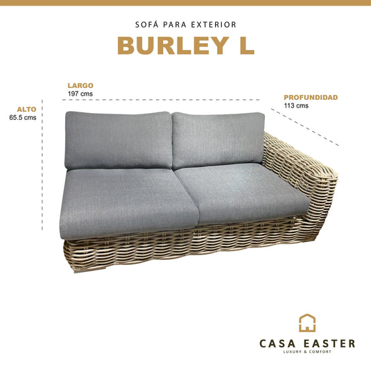 Sofa para Terraza o Jardin BURLEY DOBLE-74583