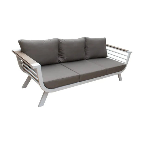 Sofa para Terraza o Jardin Color Blanco FRIO TRIPLE-F142