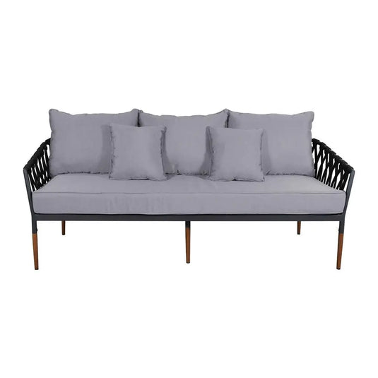 Sofa  para Terraza o Jardin Color Carbon BELINAS TRIPLE-10500-1