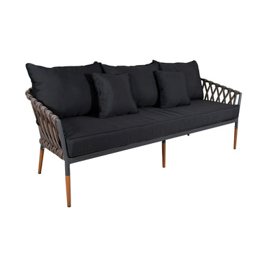 Sofa  para Terraza o Jardin Color Carbon con Cafe BELINAS TRIPLE-10000 - 10-3