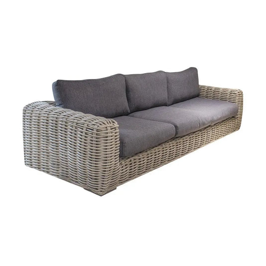 Sofa para Terraza o Jardin  con cojín  Color Carbon BURLEY TRIPLE-74582