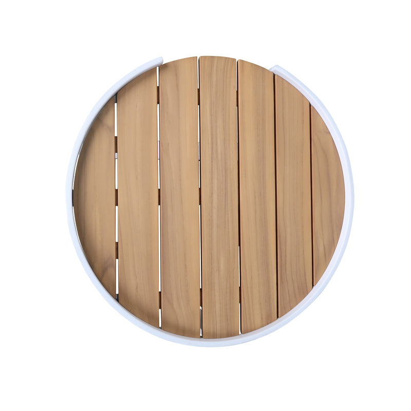 Cargue la imagen en el visor de la galería, Mesa bistro Tania Da. 55 cm color blanca - GF3320T-WH
