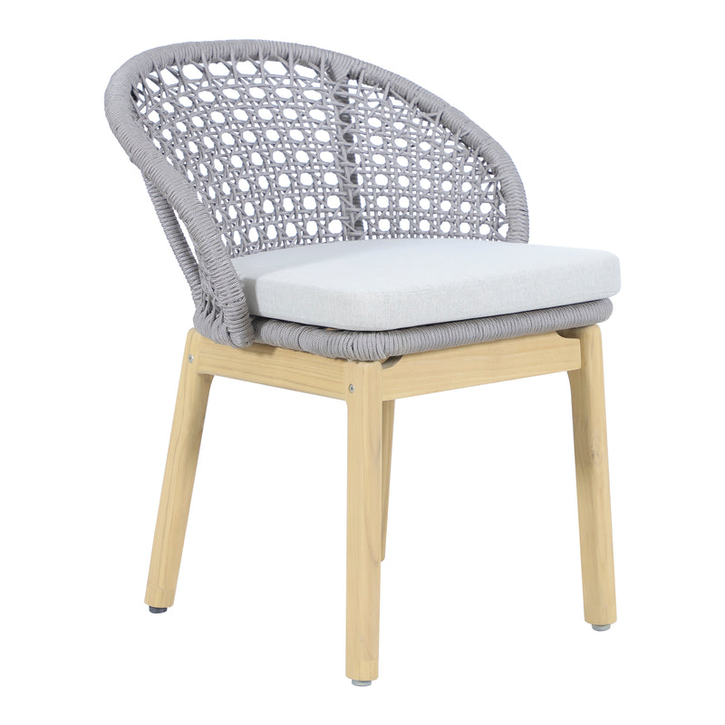Cargue la imagen en el visor de la galería, Silla de madera Trinity para exterior e interior color gris - HUC41295
