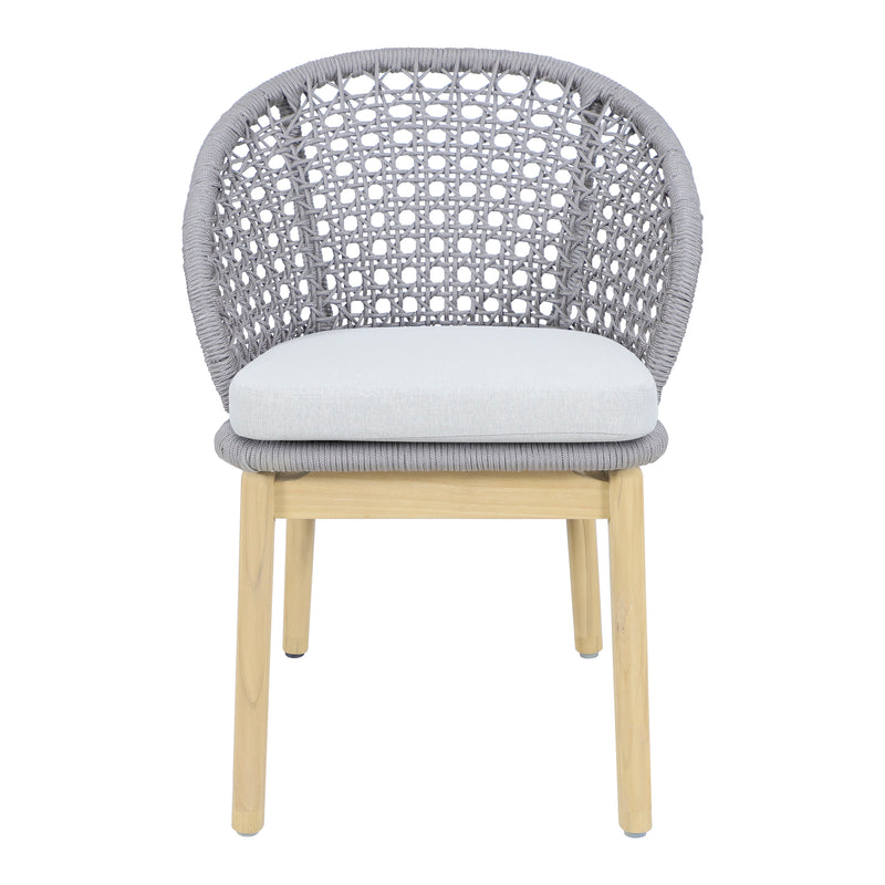 Cargue la imagen en el visor de la galería, Silla de madera Trinity para exterior e interior color gris - HUC41295

