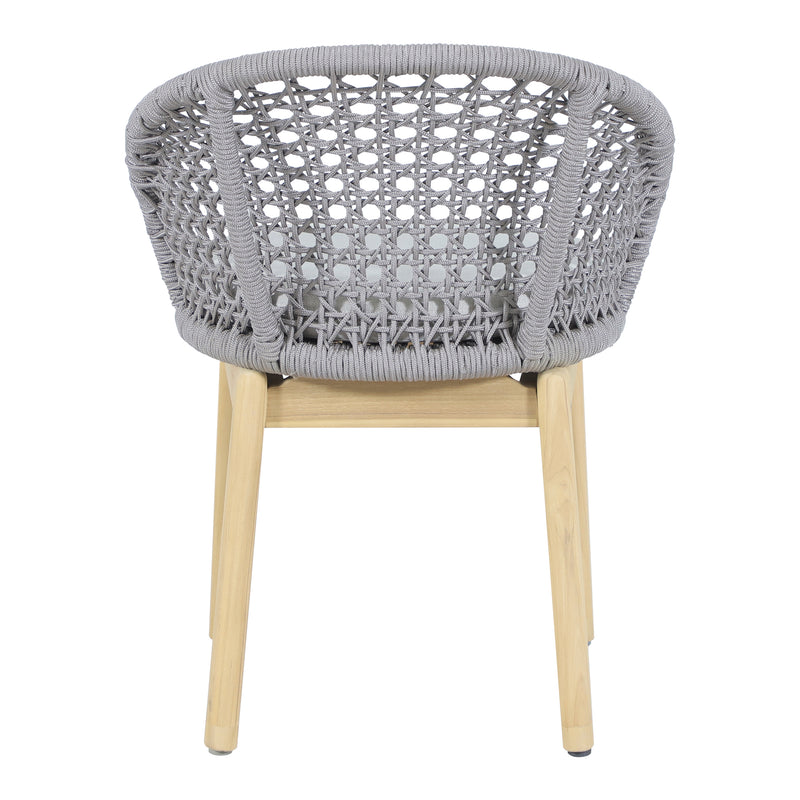 Cargue la imagen en el visor de la galería, Silla de madera Trinity para exterior e interior color gris - HUC41295
