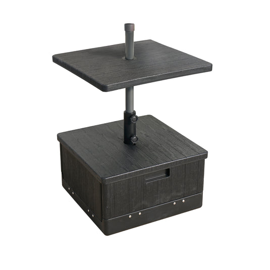 Base para sombrilla plegable TWOK color negro - 23975CT