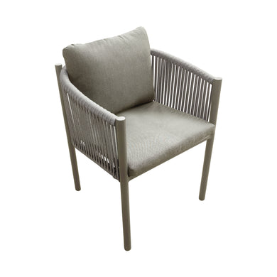 Silla de aluminio TY color gris - GLA6347510-GR