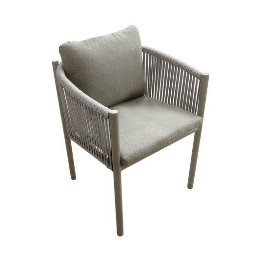 Silla de aluminio TY color gris - GLA6347510-GR