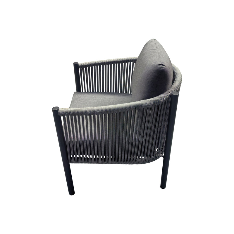 Cargue la imagen en el visor de la galería, Sillón individual TY color Carbón - GLA6347521-CH
