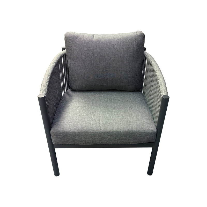 Cargue la imagen en el visor de la galería, Sillón individual TY color Carbón - GLA6347521-CH
