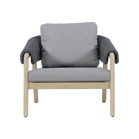 Set triple de madera para exterior Tyler color gris y natural - HUC41271-73-74-76