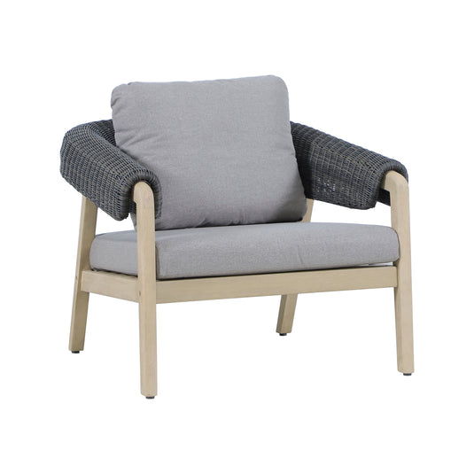 Set triple de madera para exterior Tyler color gris y natural - HUC41271-73-74-76