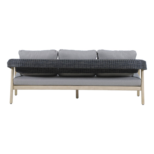 Set triple de madera para exterior Tyler color gris y natural - HUC41271-73-74-76