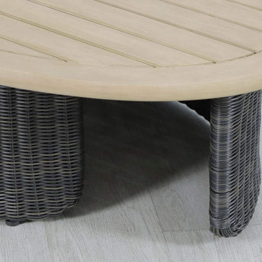 Set triple de madera para exterior Tyler color gris y natural - HUC41271-73-74-76