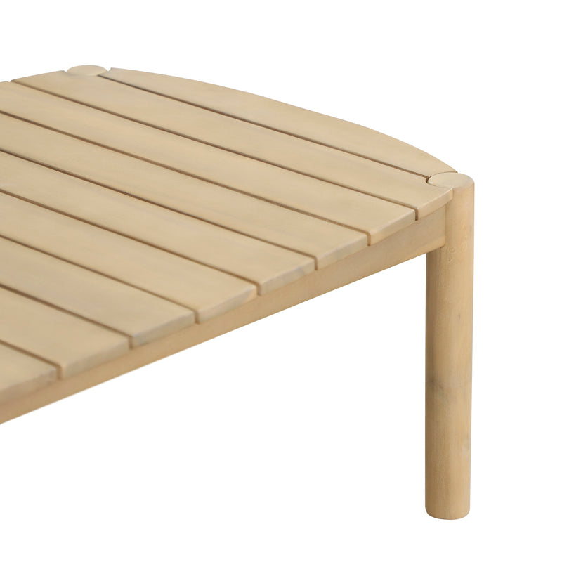 Cargue la imagen en el visor de la galería, Mesa de centro rectangular  1.1 M Tyson en madera color natural - HUC29093
