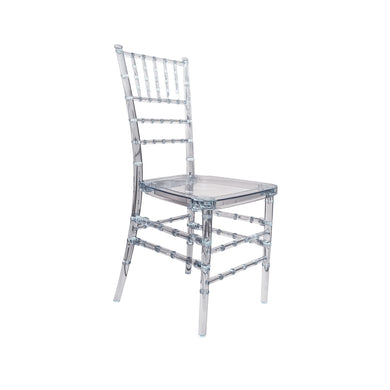 Silla para Exterior e Interior de Resina  Color Trasparente TIFFANY-9L08