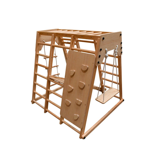 Trepadora infantil para interior y exterior de madera SRW04-5-SRW04-5 CasaEaster