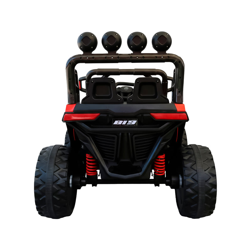 Cargue la imagen en el visor de la galería, Carro eléctrico con control remoto infantil color rojo - UMB819
