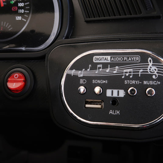 Carro eléctrico con control remoto infantil color rojo - UMB819