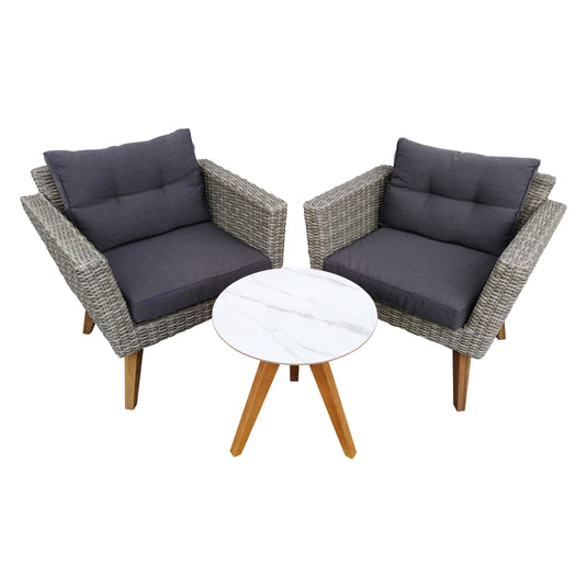Set Bistro Vita carbon + mesa By