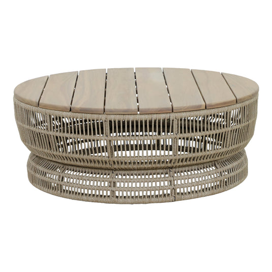 Mesa de centro rendoda 1M Volcano de madera - HUC28511