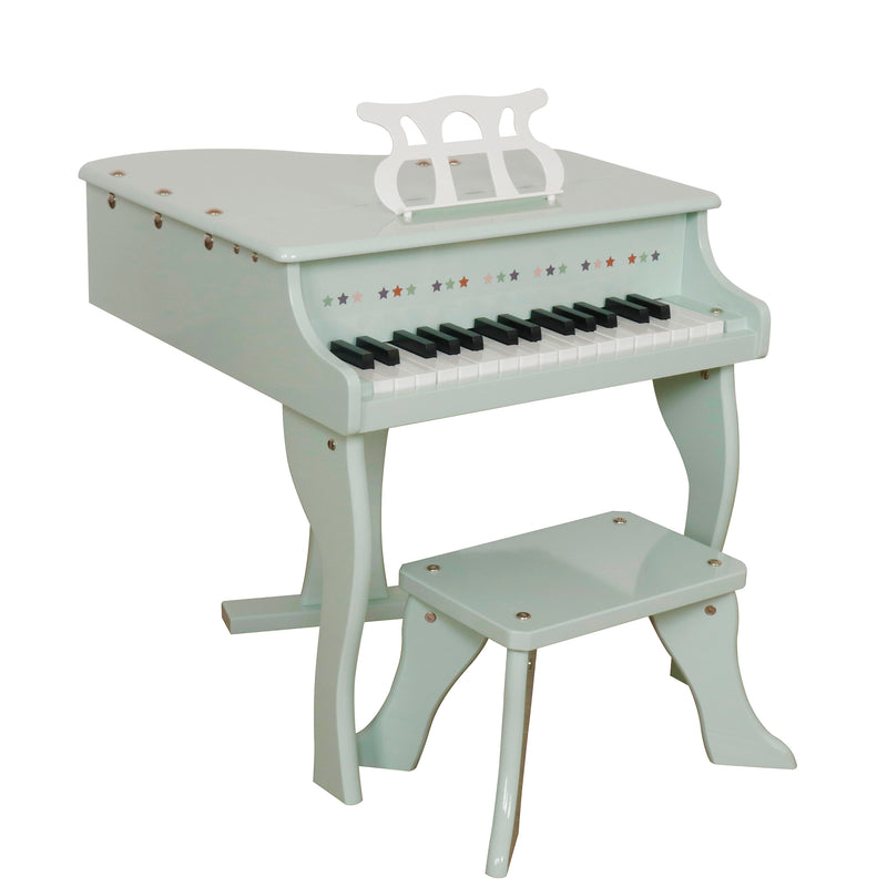 Load image into Gallery viewer, Aqua Green Wooden Children's Piano - W07K031

