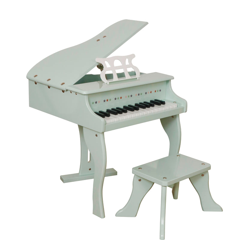 Load image into Gallery viewer, Aqua Green Wooden Children's Piano - W07K031
