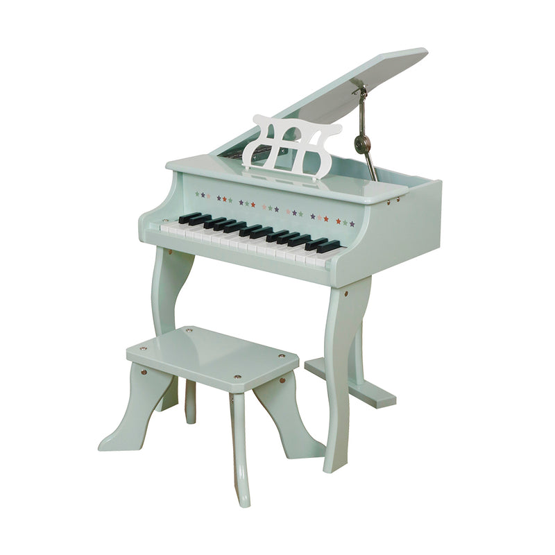 Load image into Gallery viewer, Aqua Green Wooden Children's Piano - W07K031
