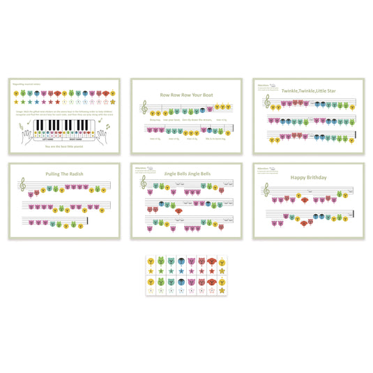 Aqua Green Wooden Children's Piano - W07K031