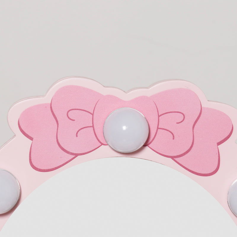 Cargue la imagen en el visor de la galería, Tocador de madera Infantil color rosa - W08H223
