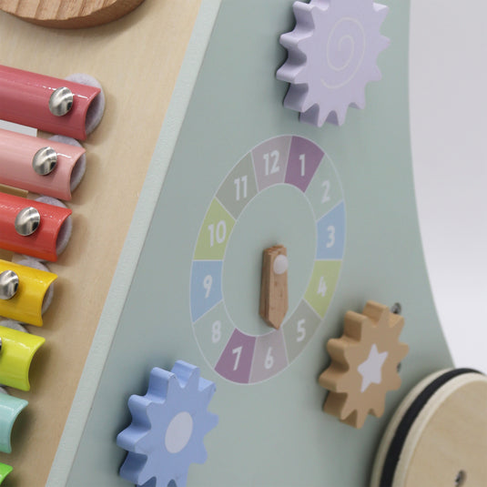 Andadera para bebe interactiva de madera - W08J001G-2