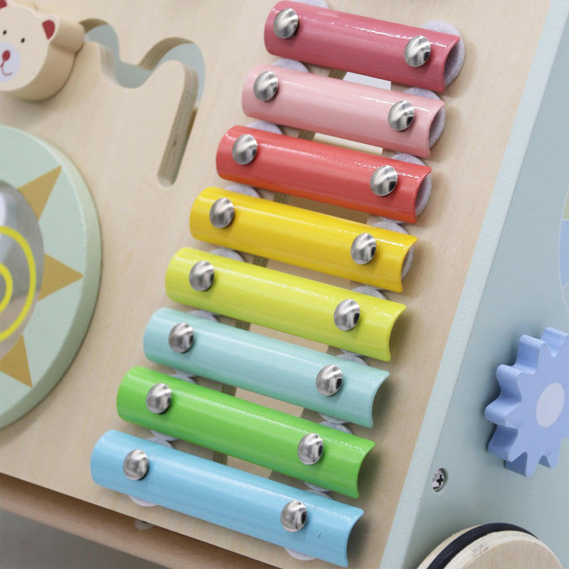 Cargue la imagen en el visor de la galería, Andadera para bebe interactiva de madera - W08J001G-2
